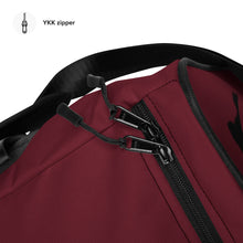 Load image into Gallery viewer, Distressed Logo Burgandy Duffle bag
